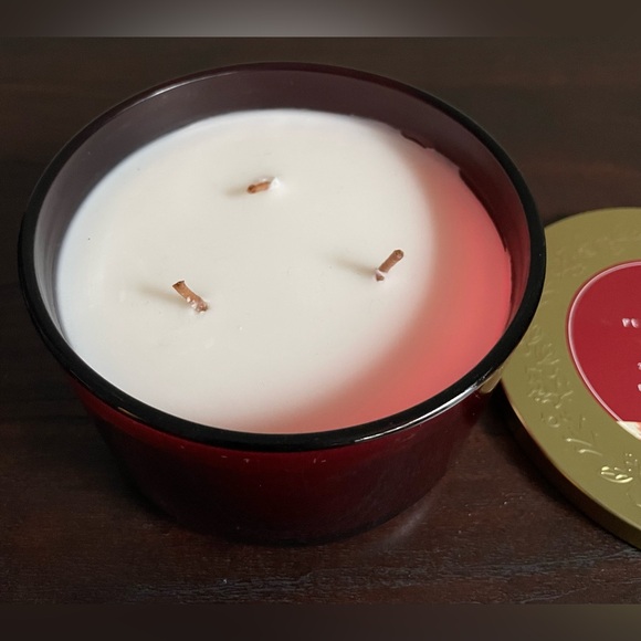 pumpkin cider apple 3 wick candle - Picture 3 of 5